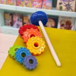 بازی فکری گردونه اسپینی مدل میله مارپیچ و چرخ‌دنده‌ای - Image 3